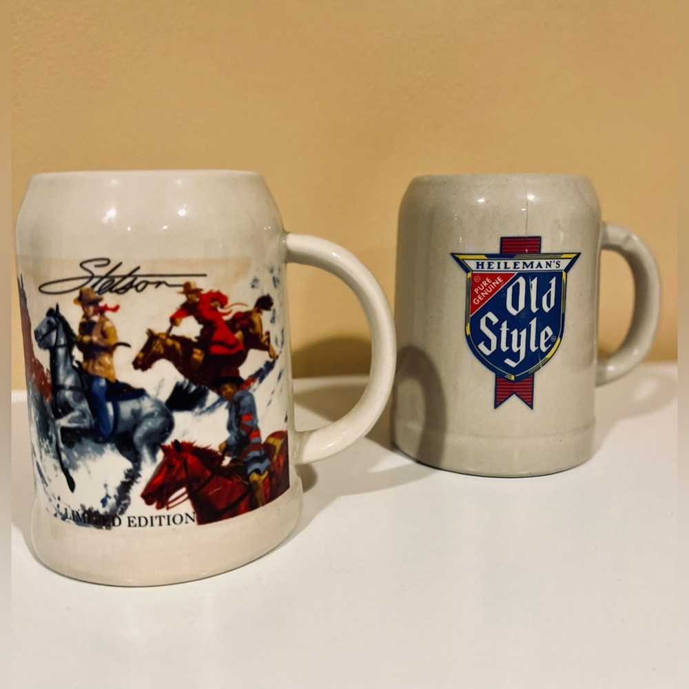 Vintage Stetson limited edition and Old Style Mug